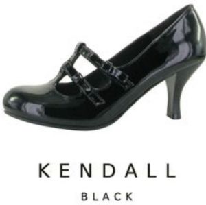 Jellypop Black Heels